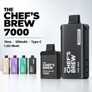 CHEF' BREW 廚師佳釀 7000口 一次性電子煙｜7000口｜多種口味